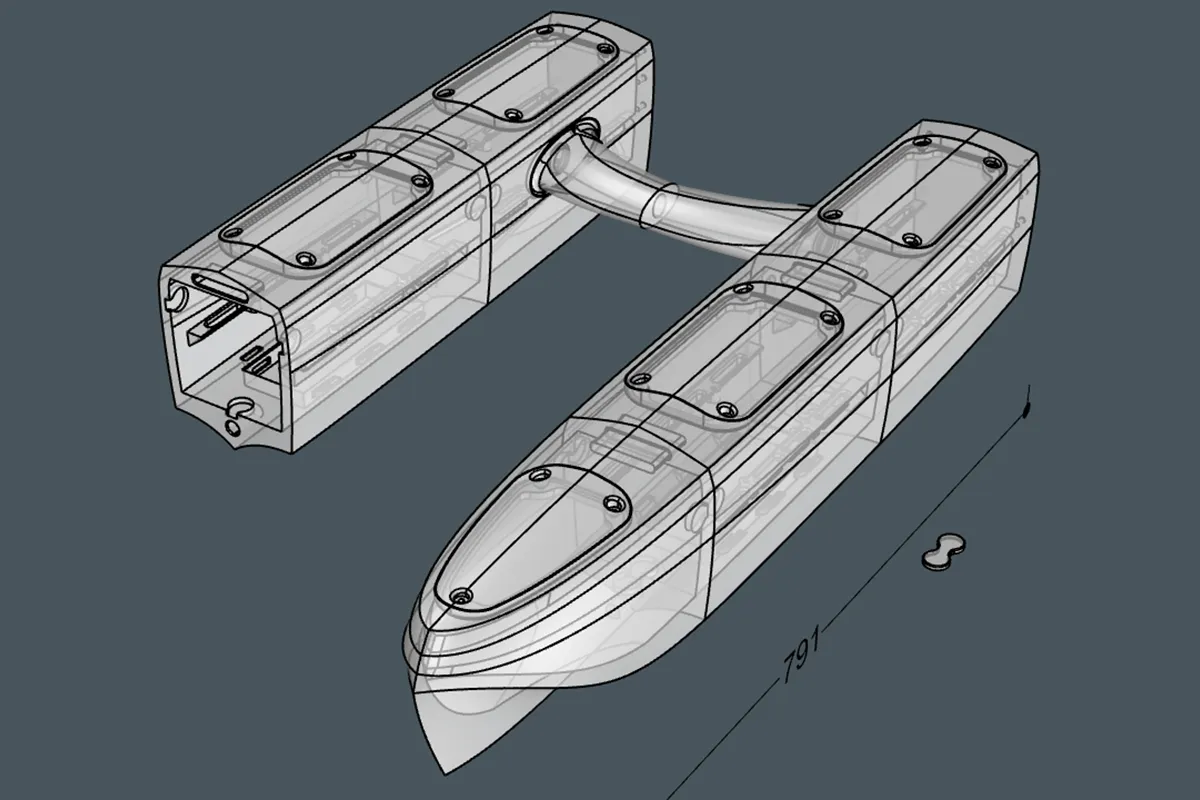 Catamaran 3D design